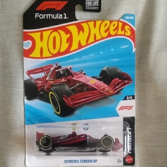 Mattel Hot Wheels Scuderia Ferrari HP Red Toy Car