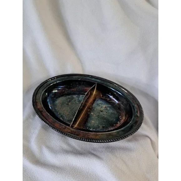 Poole Silver E.P.C. 1021 Georgian Silver plated Platter‎