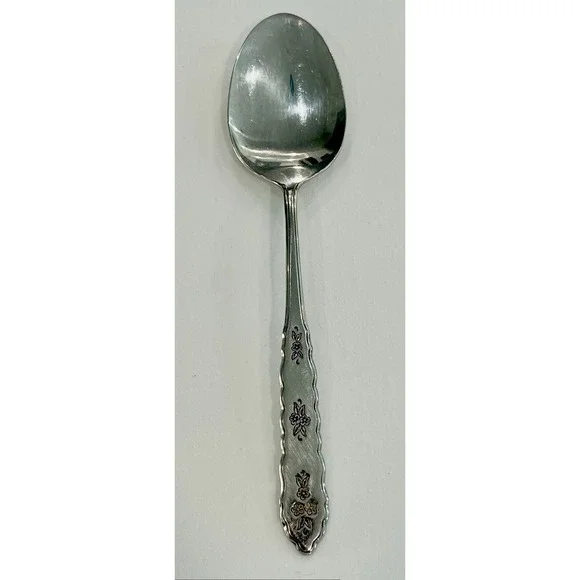 Oneida Soup Spoon FLORAL BOUQUET Stainless Distinction‎ Silverware Flatware