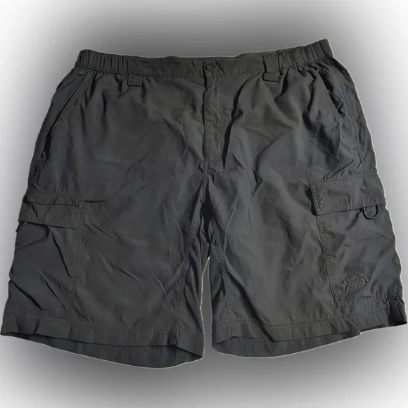 The North Face Men’s 2XL‎ Gray Cargo Outdoor Hiking Flat Front Shorts