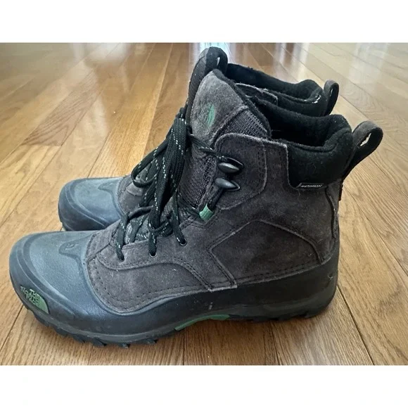 The North Face Snowfuse Waterproof Winter Boots‎ Brown Men Size 11.5 NF00A1KS