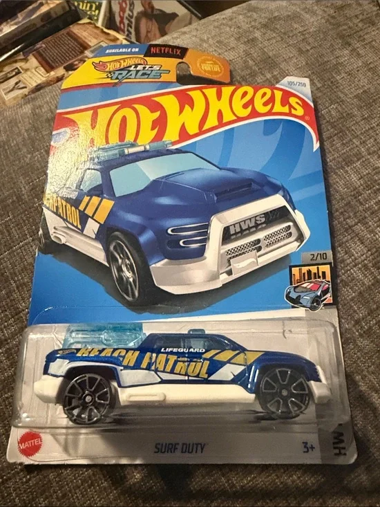 Hot Wheels Surf Duty Beach Patrol Lifeguard 105/250