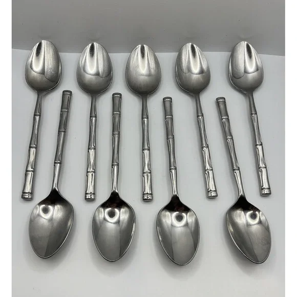 Reed & Barton Rebacraft Regal Bamboo Teaspoons 6-1/4