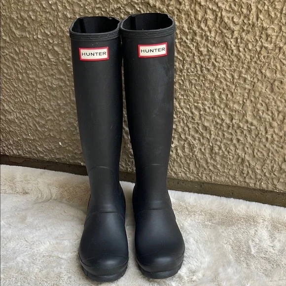 Hunter Classic Black Waterproof Boots