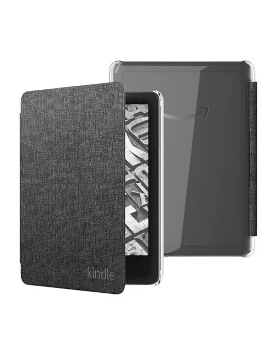 Amazon - Fabric Case with Clear Back for Kindle Paperwhite and Kindle