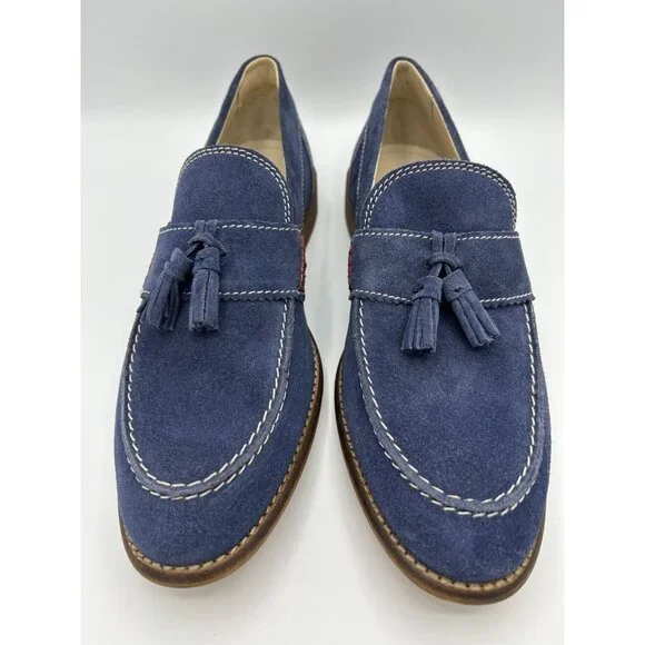 Testosterone Men's Proud Lee Blue Suede Tassel Loafers Size 43M (10)