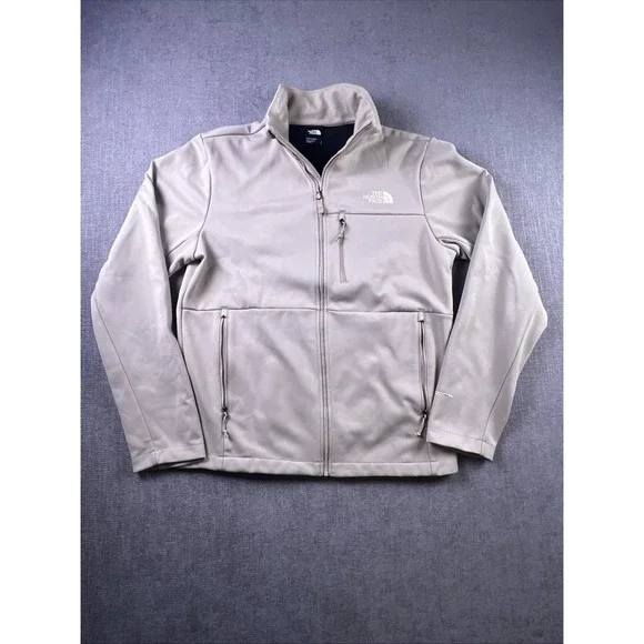 The North Face Windwall Golf Jacket Men's S Full Zip Pockets Mock Neck Casual