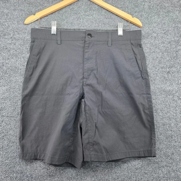 The North Face Mens Grey Nylon Stretch‎ Hiking Chino Shorts Size 30 Regular