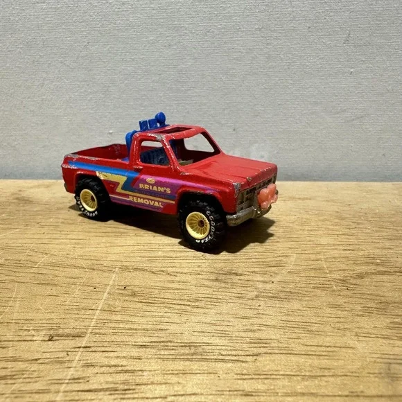 Hot Wheels Brian's Snow Dirt Removal Pickup Truck 1979 Reel Riders Toy Car