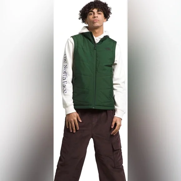 The North Face Junction Insulated Men's Forest Green, Pine Needle Vest in Large