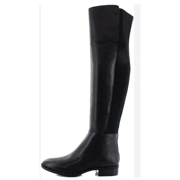 Sam Edelman Pam Womens Zipper Ribbed Knit Over-The-Knee Boots Black Size‎ 7.5!