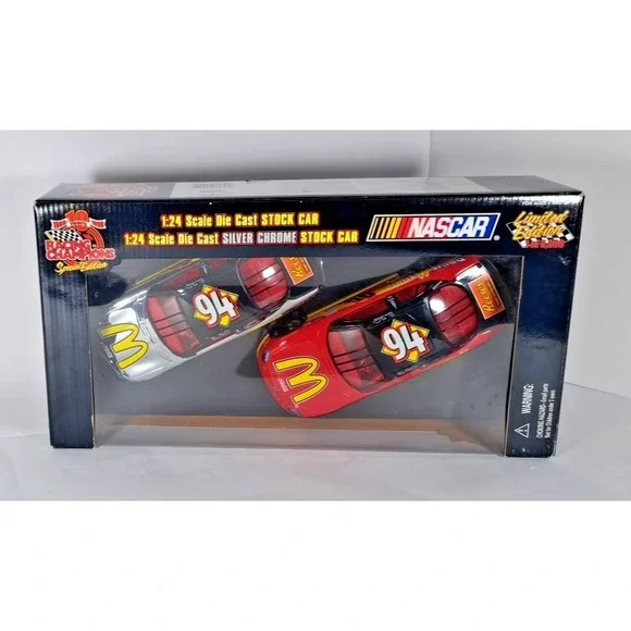 Racing Champions Nascar Special Edition Chrome Stock‎ Car 1:24 Die Cast NEW