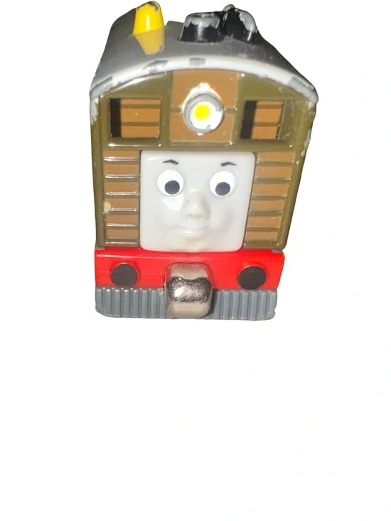 Vintage 2002 Thomas & Friends Toby The Tram Metal Take N Play Brown Train Car