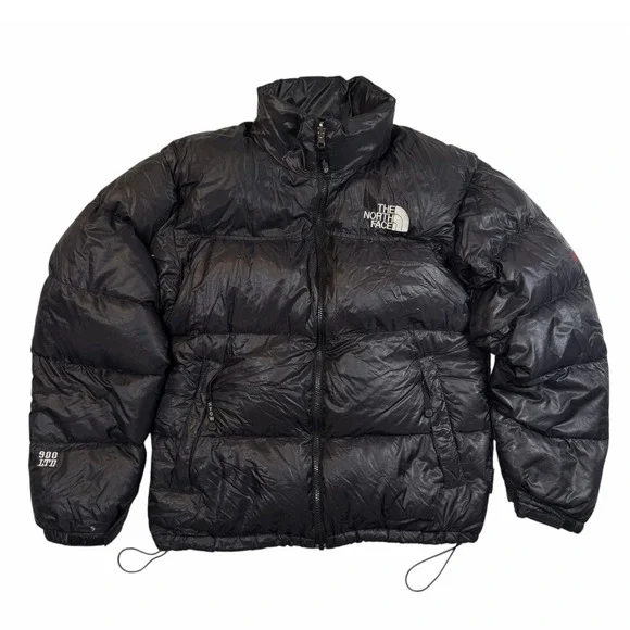 The North Face 900 LTD Down Nuptse Puffer Jacket Black Mens Medium Fall 2004 VTG