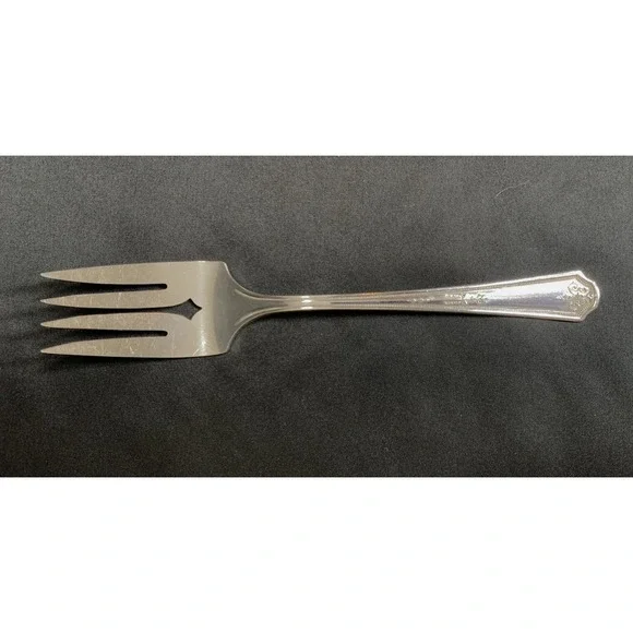 Oneida Vernon Hampton-Thelma Cold Meat Fork Silverplate