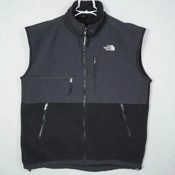The North Face Denali Polartec Fleece Vest Men XL Black Full Zip Gorpcore Jacket