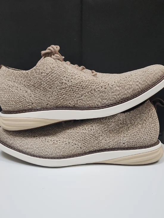Cole Haan Size 10.5m Men's Casual Knit Lace-Up Shoes - Beige