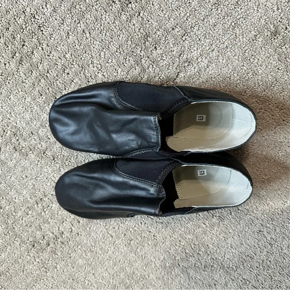 Kid’s Theatre Black Slip-On Shoes