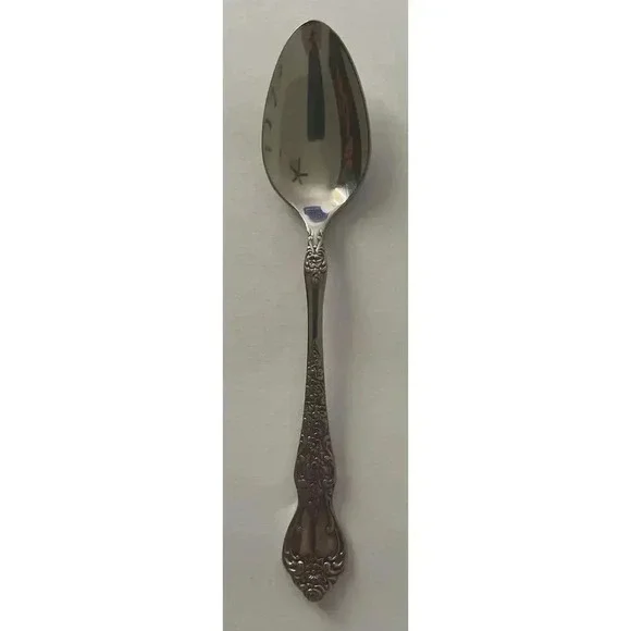 International‎ LA FRANCE Decorator Stainless Glossy Silverware Flatware Teaspoon