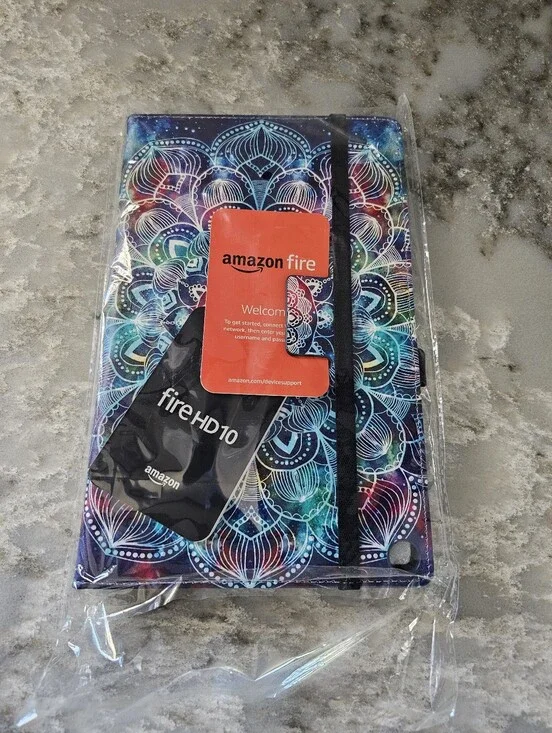New VORI Amazon Fire HD 10 Case Cover Mandala Galaxy 11th 13th Gen 2021 2023