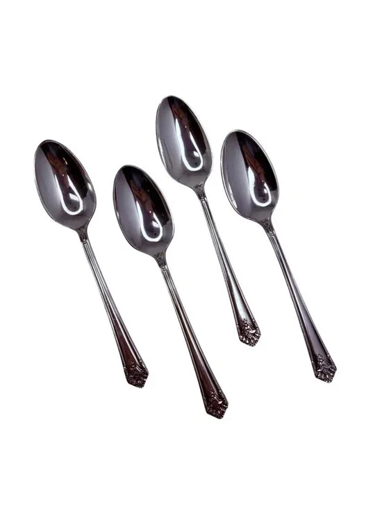 4 Teaspoons Spoon Her Majesty Silverplate Flatware 1931 International Silver