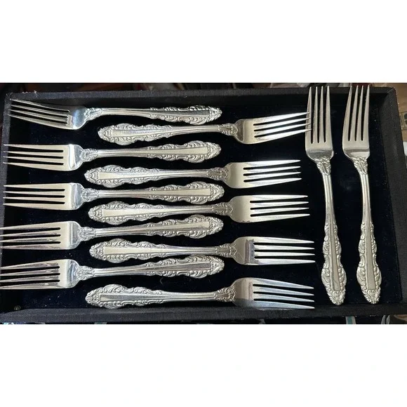 Gorham EP Electroplate Dinnerforks 12 Pcs