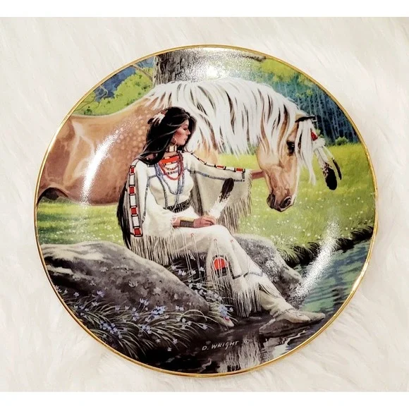 The Hamilton Plate Collection Prairie Princess‎ of the Plains Native American