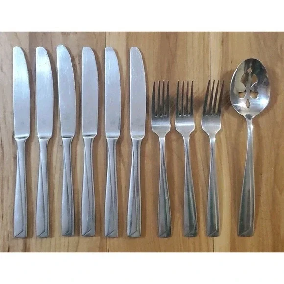 Pfaltzgraff PORTRAIT Stainless 18/8 Lot‎ of 10 Pieces