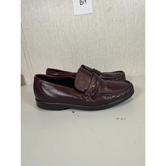 Hush puppies men loafers size 11‎ leather brown