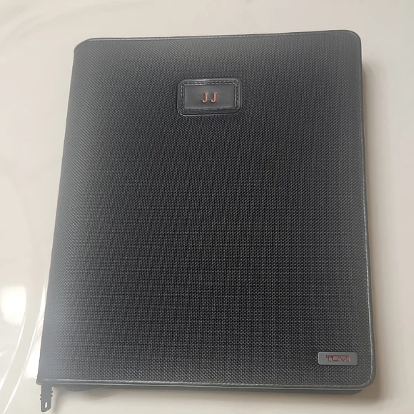 Tumi Black ipad case and Mobile Office