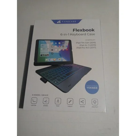 Typecase Flexbook Touch 6-in-1 Keyboard Case for iPad Pro 10.5  (2017)  Ocean