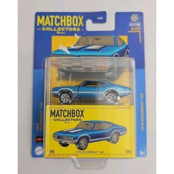 Mattel‎ Matchbox Collectors, 2021 - 1970 Oldsmobile 442, 6/20 Metal. New/Sealed!