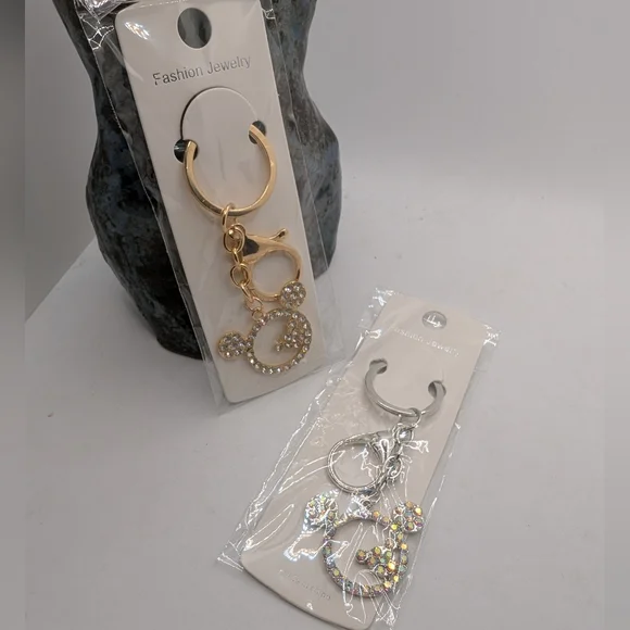 Gold Or Silver Fashion Jewelry Keychain‎