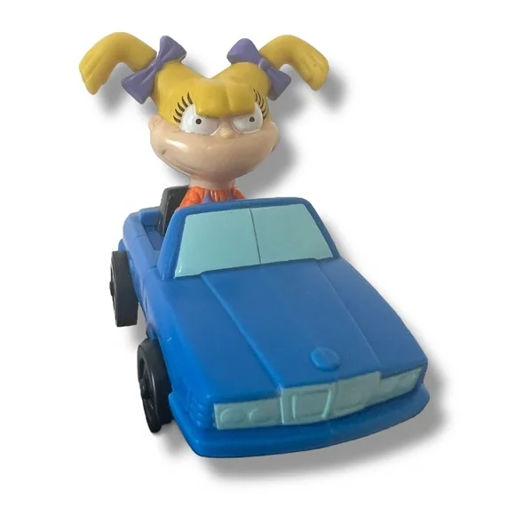 Burger King Kids Club Rugrats Angelica Toy Car Pre-owned 1998 Pull Back‎ Works