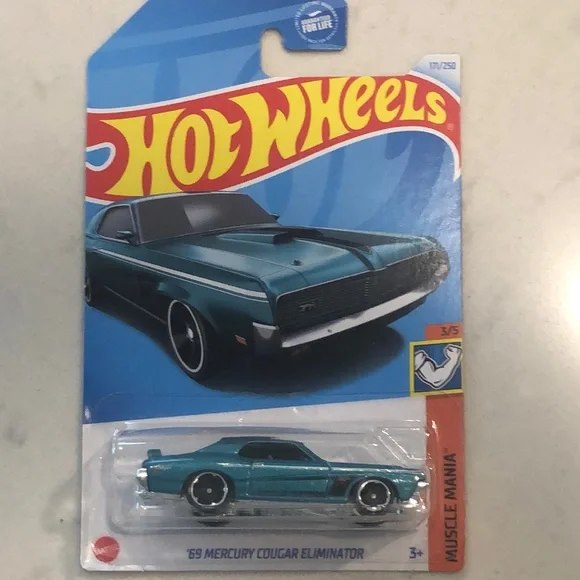 Hot Wheels '69 Mercury Cougar Eliminator Die-Cast Car