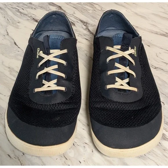 OluKai Moku Pae Trench Blue Slip On‎ Low Top Fishing Sneakers Men's Size 13