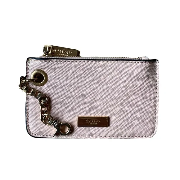 Dune London Pink‎ Cardholder Small Travel Keychain Wallet