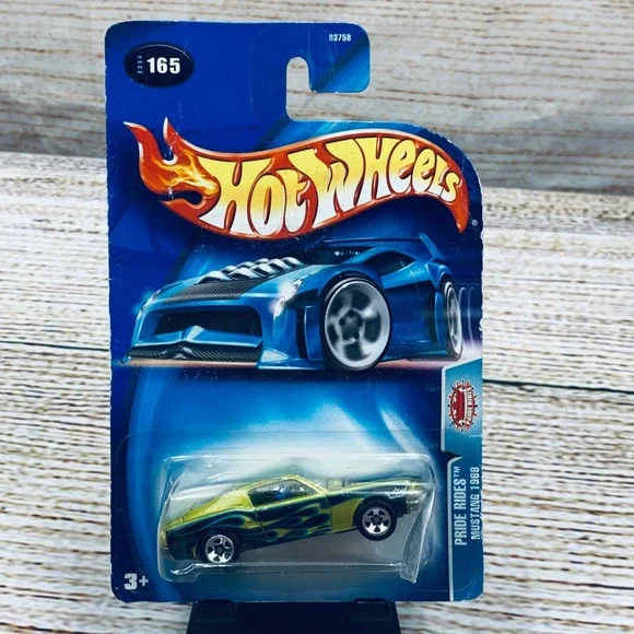 Hot Wheels Pride Rides 1968 Mustang Diecast Car 2004 #165‎ New in Package