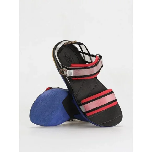 The North Face Men Unisex Red Black Skeena Sport Adjustable Strap Sandal Size 12