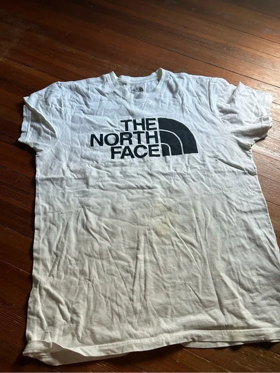The North Face Men's White Logo T-Shirt SIZE:L
