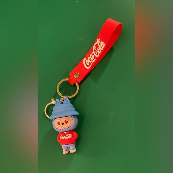 Labubu Coca-Cola The Monster Bag Charm Keychain