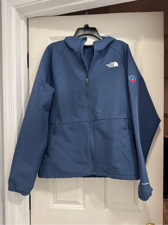 The North Face Deep Navy Hooded Softshell Jacket