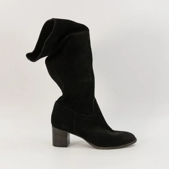 Free People Women's Suede Calf Boot 'Made in Italy' size 38 EUR / 7.5 US