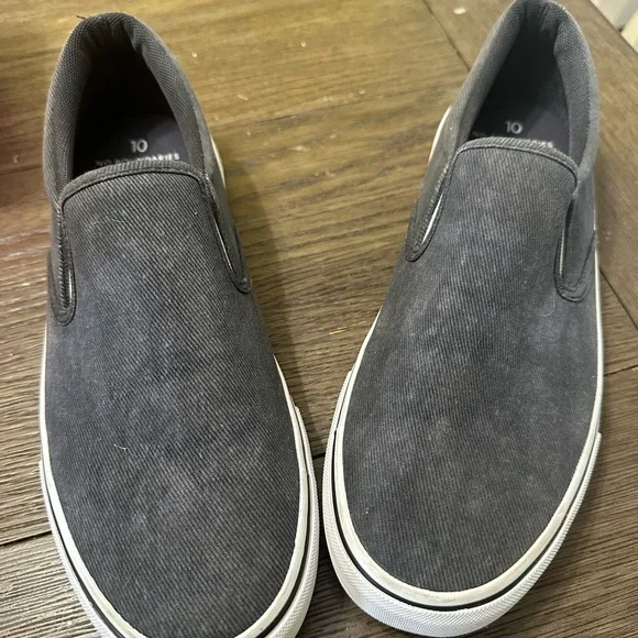 No Boundaries Black Slip-On‎ Loafers Easy Wear Comfort