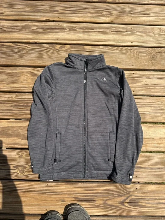 The North Face Men's Charcoal Full-Zip Shirt Jacket
