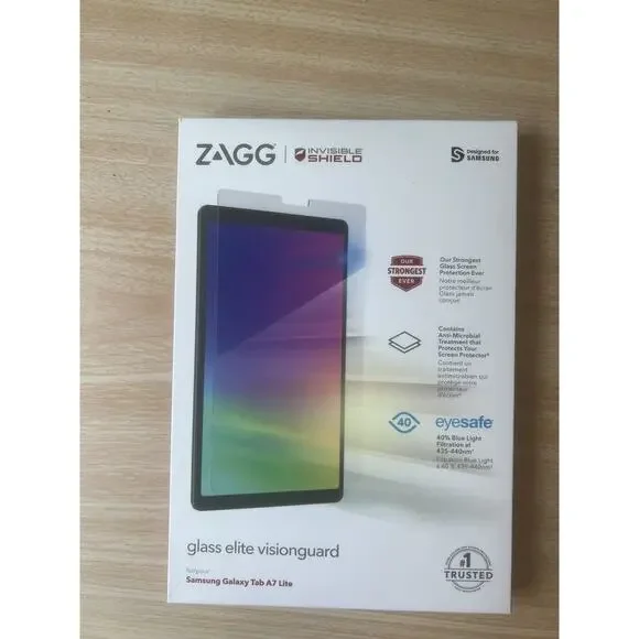 ZAGG (Glass Elite VisionGuard) Screen Protector for Galaxy Tab A7 Lite