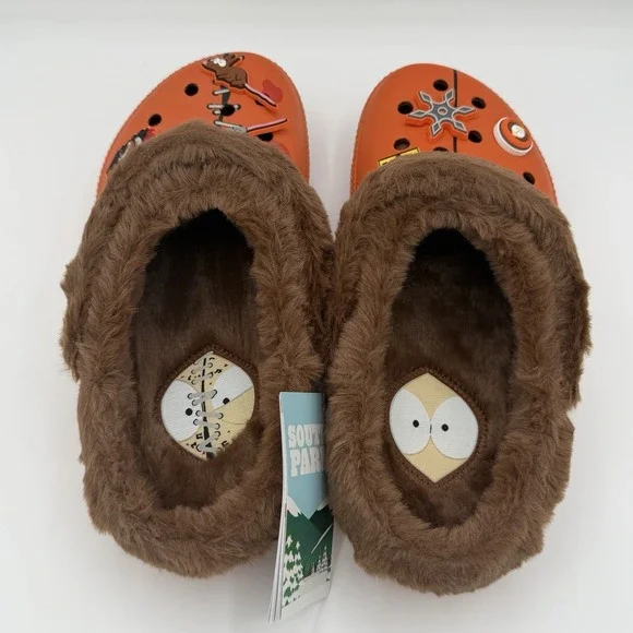 Crocs x South Park Kenny Faux Fur Clogs Size 9 Men's 211499-90H