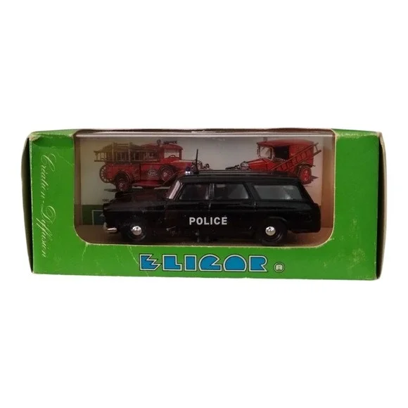 1138 Peugeot 404‎ Police 1964 PTT Eligor France 1/43 Miniature Car
