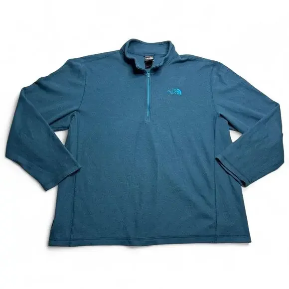The North Face 1/4 Zip Fleece Pullover Blue XXL Men’s
