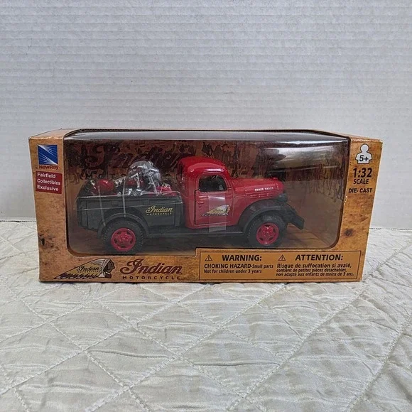 1947 Indian Chief‎ Motorcycle & 1946 Dodge Power Wagon 1:32 Scale Die-Cast